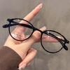 Glasses TR90 Blue Eye Decorative Protection Super Round Myopia Lens Short-sighted Unisex Blocking HD Spectacle Light Eyewear Lightweight Eyewear