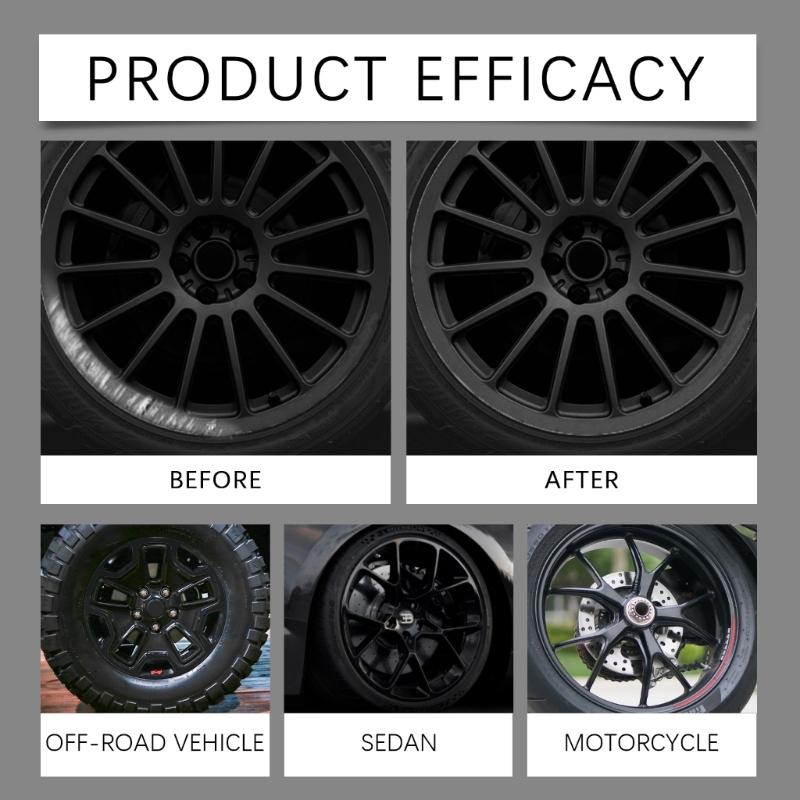 30ml Creion Retuș Vopsea Roată Auto Creion Corector Zgârieturi Roată Auto Negru