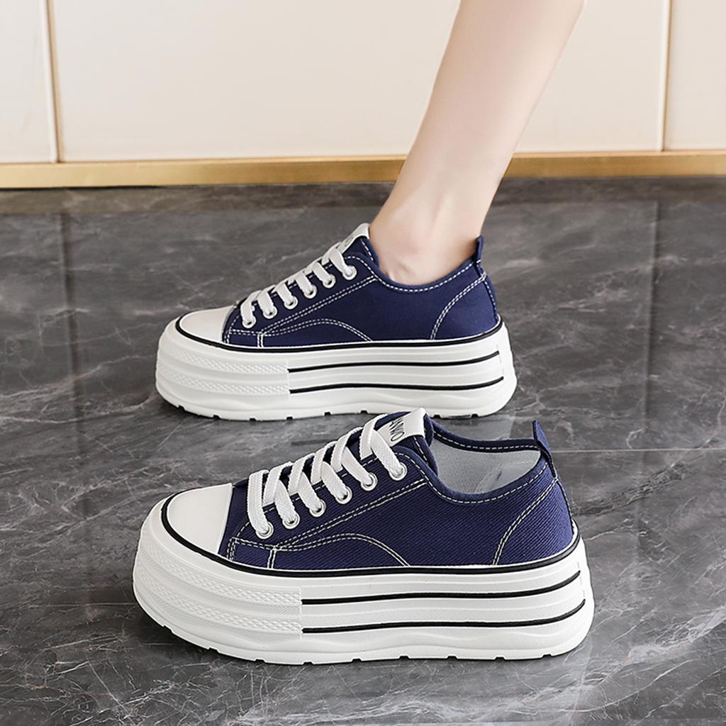 Canvas Shoes New Summer Small Casual Size Sports Platform Heightening Board Shoes