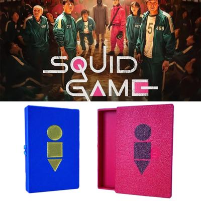 SG3 Kľúčenka Kórejska ľudová hra Krabička Squid Kľúčenka Prívesok Darčeková krabička Kórejský herný prívesok na kľúčenku Ruksak