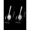 2Pcs Stainless Steel Ladles For Serving Soup Rice Serving Spoon Drain Hole Heat Insulated Handle Kitchen Utensils For Daily Use4