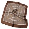 70x70cm Nylon Square Scarf Women Vintage Print Lightweight Accessory Office Casual Hair Styling