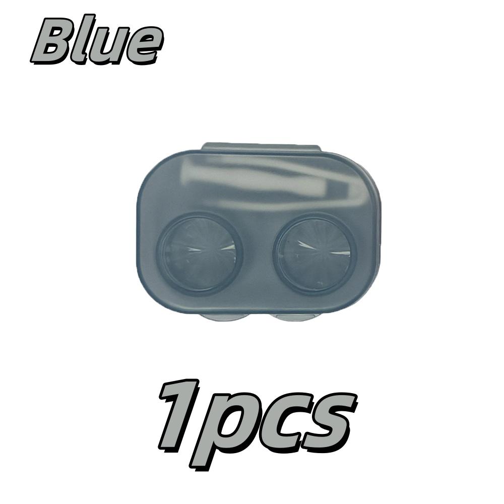 Portable Contact Lens Case Transparent Contact Lense Storage Box Travel Organizer Colorful One-Piece Companion Box Dual-Pair Box