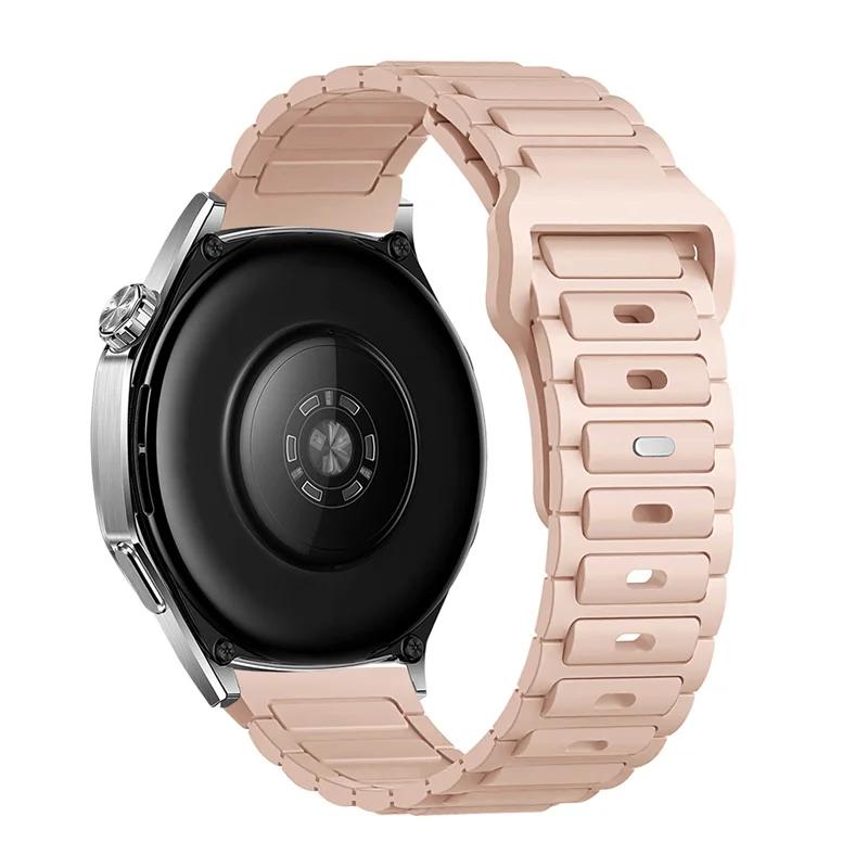 18mm 20mm 22mm Strap for Samsung Galaxy Watch 7 FE 6 5 4 5Pro 6/4Classic Silicone Band for Huawei GT5 Pro 46mm GT4/3Pro Bracelet