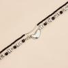 Unique Heart Shaped Bead Necklace Adjustable Length For Women Trendy Accessory Lightweight Comfort Gift