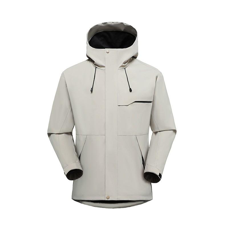 Unisex 3-in-1 Waterproof Windproof Outdoor Jacket With Removable Fleece Liner Hiking Climbing Fall Winter