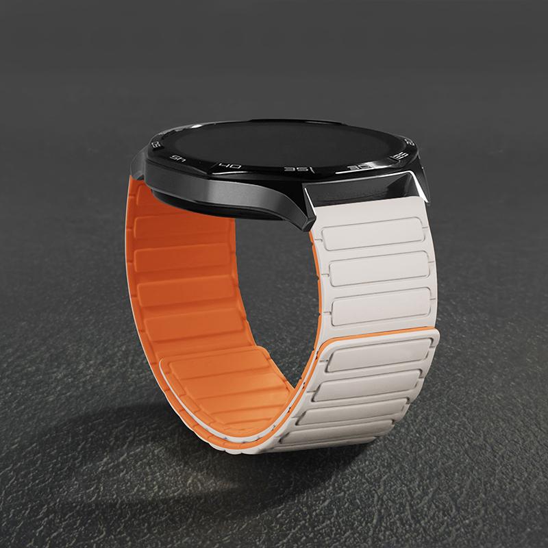 Magnetic silicone Band For Samsung Galaxy Watch 7 FE 6 4 classic 5pro Bracelet correa Huawei watch GT 6 5 4 pro 20mm 22mm straps