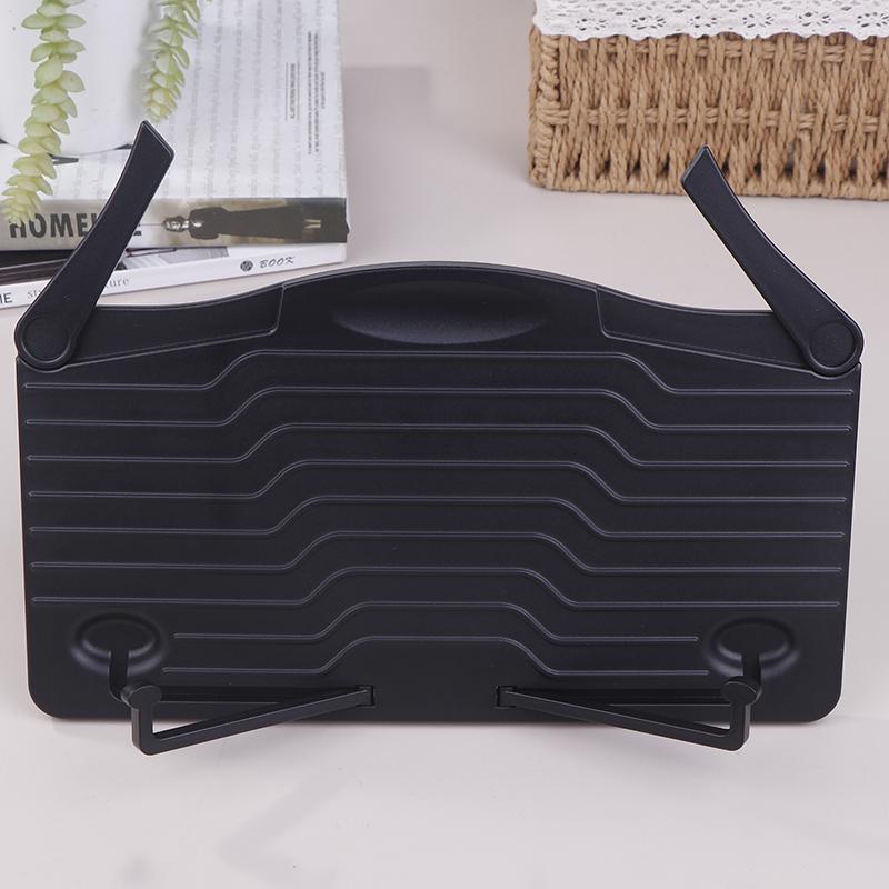 

Универсальная регулируемая подставка для нот Универсальная книжная полка для чтения Портативная книжная полка для чтения и обучения чёрный