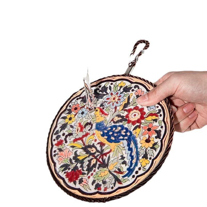 Tappetino isolante termico in sughero ceramico resistente alle alte temperature tappetino per tavolo da cucina tappetino anti-scottatura per casseruola tappetino per piatti e ciotole sottobicchiere tappetino per pentola