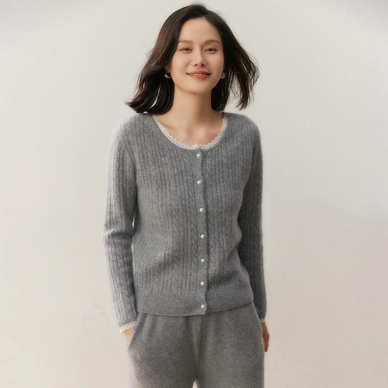 Qinghe 100% Pure Cashmere Women's Sweater - Ultra Soft Luxury Winter Pullover
