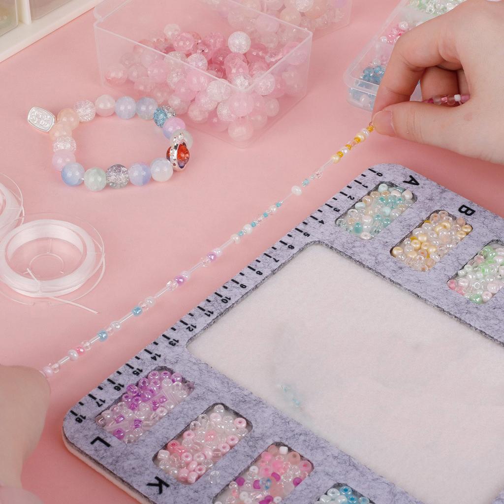 Multi Functional Bead Organiser Board For DIY Crafting And Professional Design Projects Nonslip Felt Beading Mat
