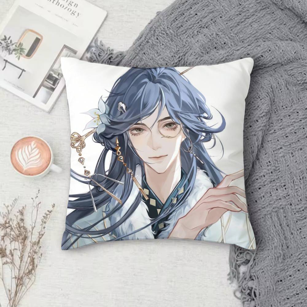 Code Kite Anime Character Doublesided Printed Square Pillow Cover Decorative Cushion Cover for Sofa Bedroom Bedside