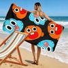 Gumball Print Beach Towel, Large Soft Quick Dry Towel for Beach Camping Swimming