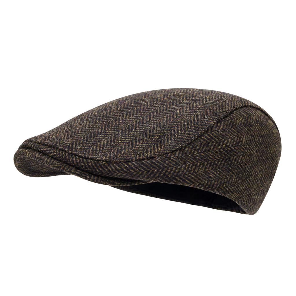STARANCE Men's Flat Cap Wool Tweed Driving Irish Gatsby Cabbie Golf Vintage Newsboy Hat
