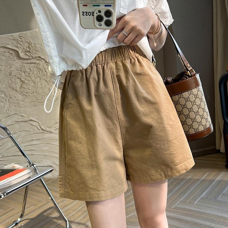 Women's High-Waisted Cotton Linen Summer Shorts - Slimming, Loose, Straight-Leg, Five-Point Casual Pants 2025
