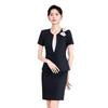 2025 Stylish Professional Suit: Spring/Summer Short Sleeve Workwear for Jewelry Store, Hotel Reception, and Administrative Roles