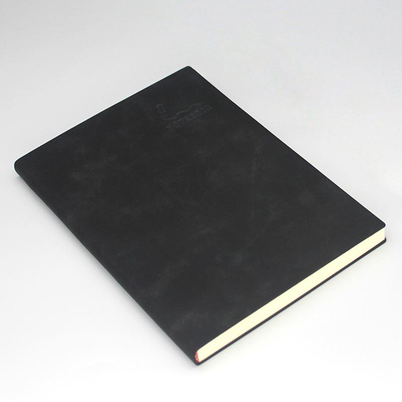 Printed Agenda Planner Notebook PU Leather Hardcover Stationery for Girls PP Cover Material Factory Price Fashion (Black,32K) чёрный