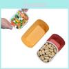 Double Layer Snack Container With Rounded Corners For Fruit And Dry Fruit