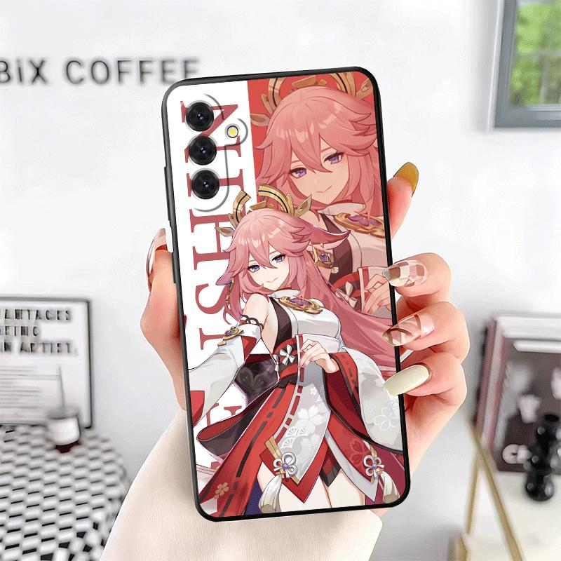 Genshin Impact Anime Soft Phone Case for Samsung A17 A37 A57 A16 A26 A36 A56 A15 A25 A35 A55 A14 A24 A34 A54 A13 A23 A33 A53 A52