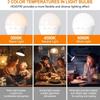 New 3 Color Remote USB Led Bulb with Timing Smart E27 Bulbs Dimmable Cordless Rechargeable Light Bulb
