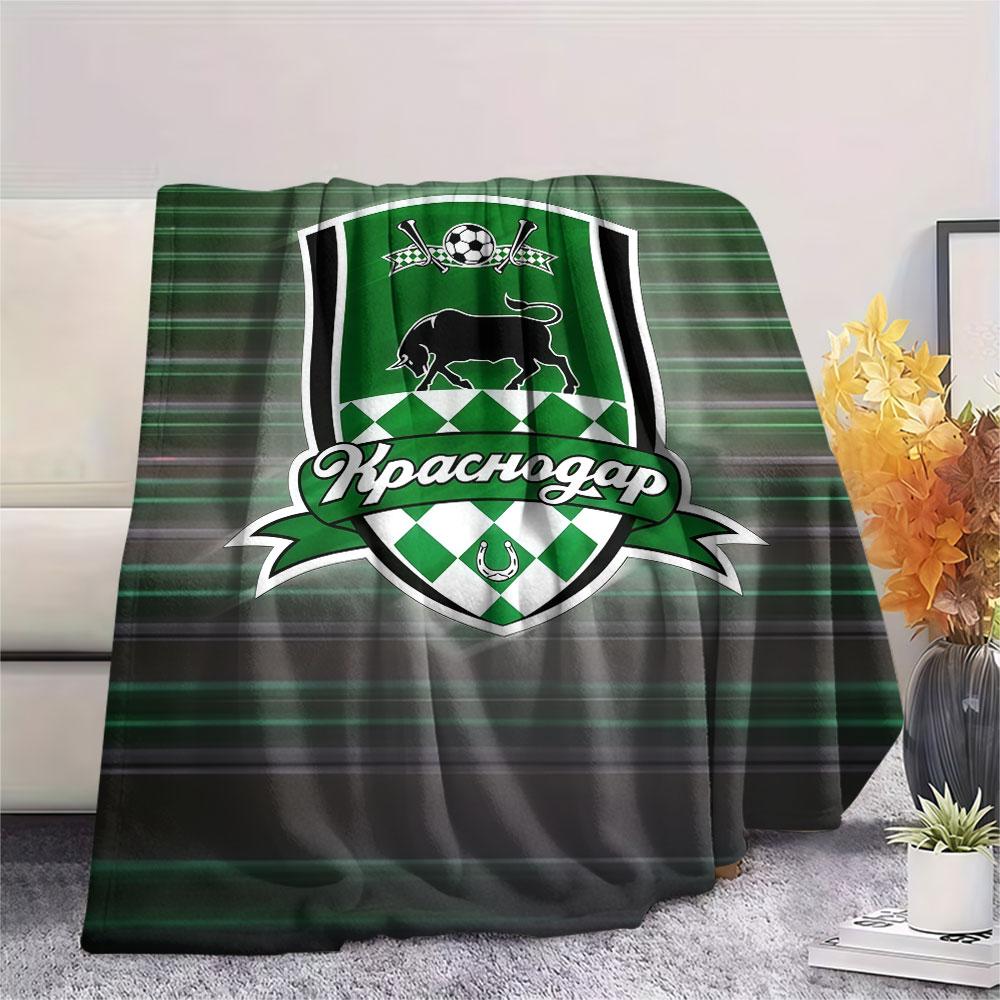 1PC FC Krasnodar Fight Blanket, High quality Comfortable for All Seasons, Home Decor, Warmth and Comfort