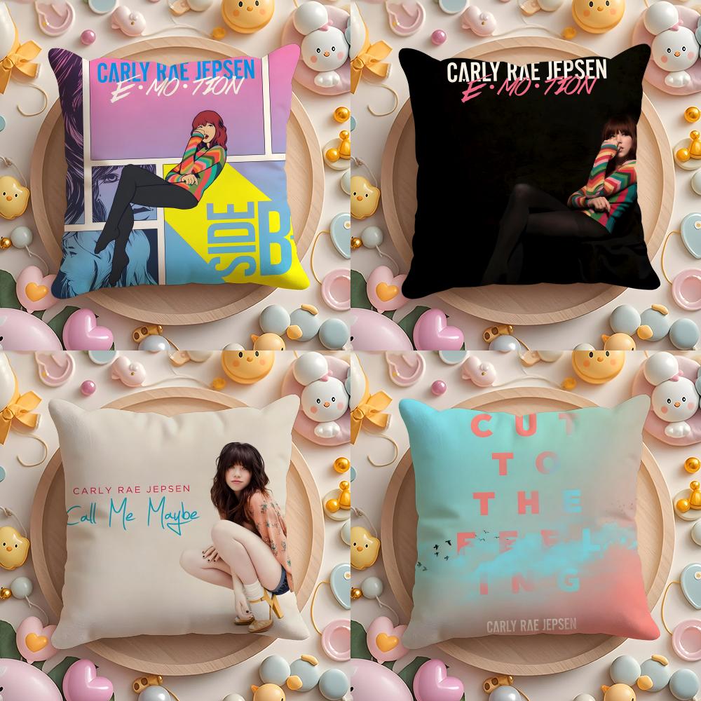 Carly Rae Singer J-Jepsen Cushion Cover Home & Car Multi-Scene Pillow Cover - Reversible, Soft & Durable for Daily Use