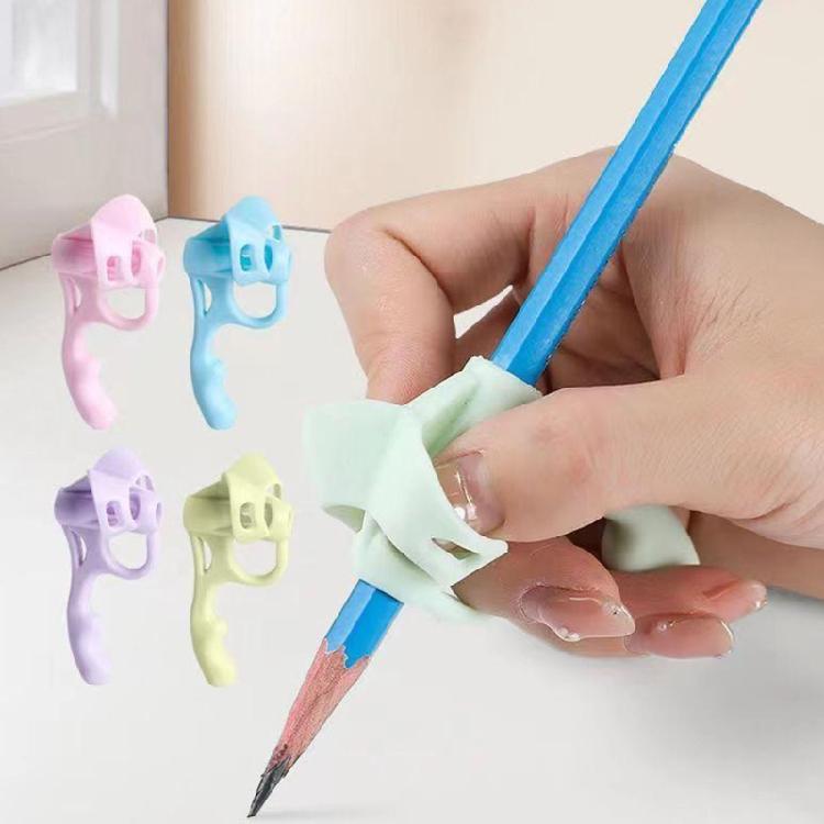 Silicone Writing Aid Grips Ergonomic Five Finger Pencil Holder Grips Handwriting Aid Grippers For Kids Adult Preschooler