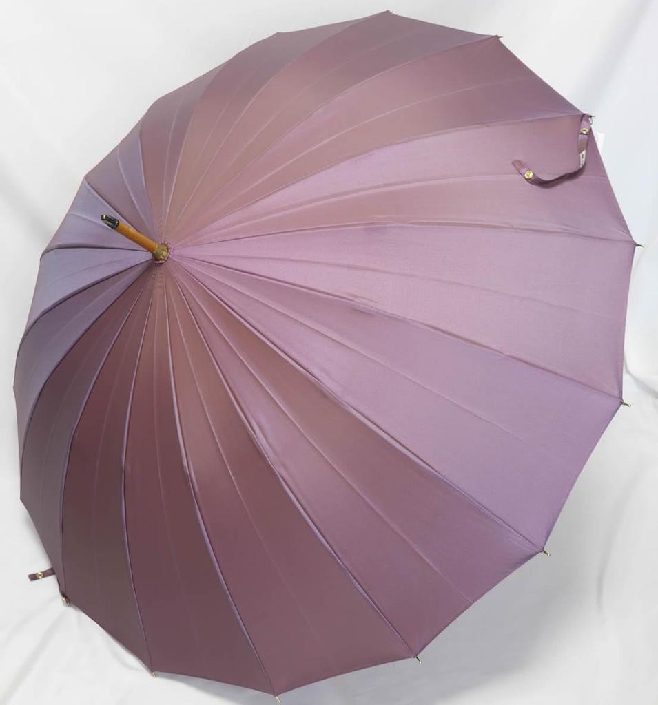 Maehara Mitsuei Shoten Maehara Umbrella Carbon Bone Chambray BE