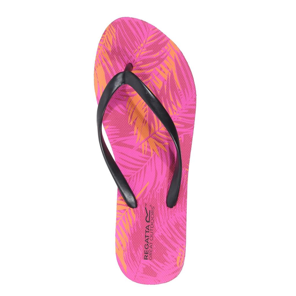 Regatta Womens/Ladies Bali Palm Leaf Flip Flops