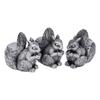 3PCS Flower Pot Decorative Feet Resin Animal Statue Plant Pot Support Feet Planter Riser for
