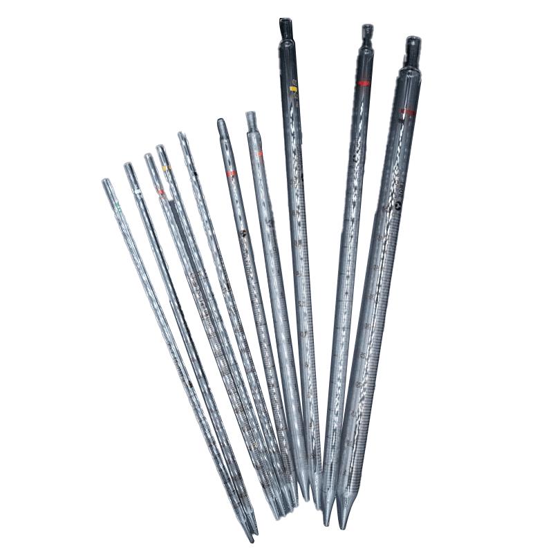 Laboratory Graduated Glass Pipette Without Rubber Bulb