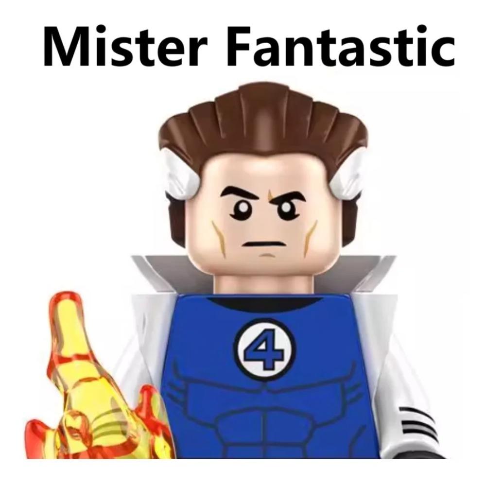 G0151 Nya Fantastiska Fyran Set Byggklossar Human Torch Mister Fantastic Galactus Mini Actionfigur Leksaker