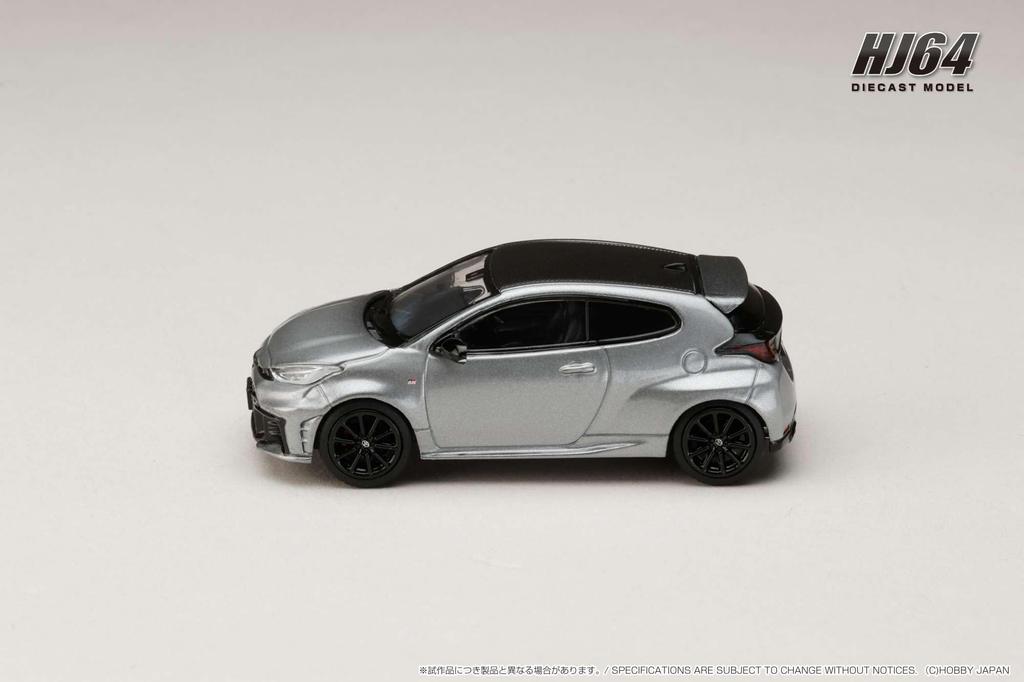 Hobby Japan HJ64 Toyota GR Yaris RZ High Performance 2024 Precious Metal Finished Model Kit HJ641087GM 1/64