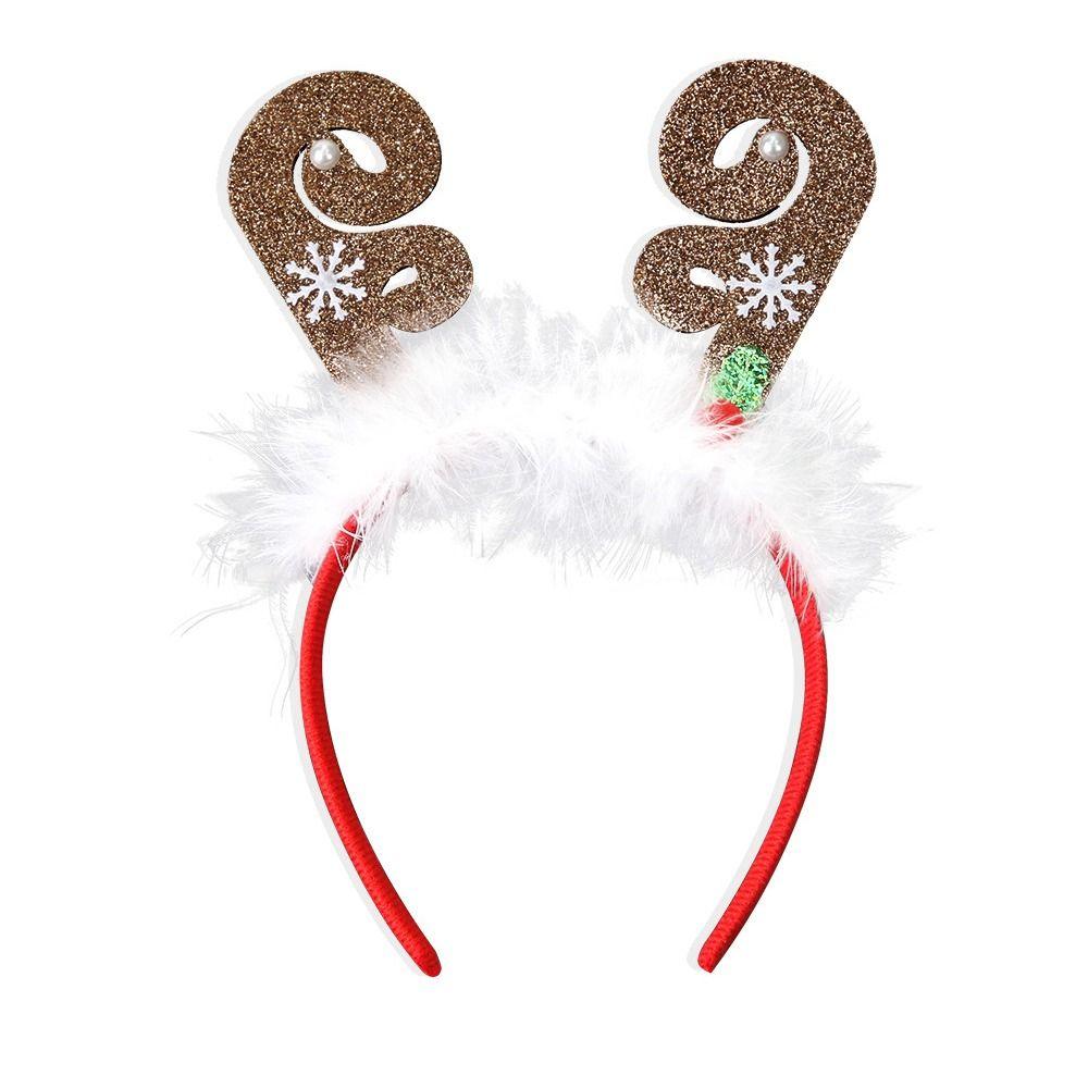 Snowman Reindeer Christmas Headbands Cute Merry Christmas Decorations Party Favors