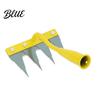 Soil Weed Rake Weeding with High Carbon Steel Teeth Wooden Upright Garden Handle Remover Lightweight Weeder Tool