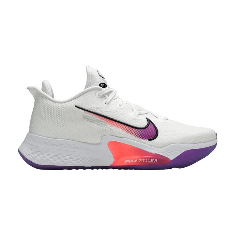 Men's Sneakers Nike Air Zoom BB NXT Rawthentic White/Hyper Violet-White-Flash Crimson