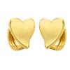 18K Gold Plated Zircon Hoop Earrings and Ear Cuffs with Sparkling Heart and Star Studs for Women