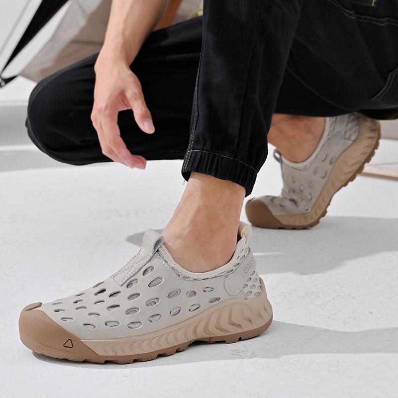 Men's Casual Shoes Slip On Mesh Hole Shoes