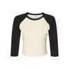 Bella + Canvas Womens/Ladies Baby Micro-Rib Raglan 3/4 Sleeve T-Shirt