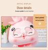 2024 Large Capacity Cute Rabbit Piggy Bank - Durable Vinyl Cartoon Savings Bank with Easy Access