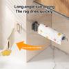 1/2Pcs Kitchen Hanging Rack 360-Degree Rotation Wall-Mounted Rotating Organizer Vertical Wall Storage Stand Rag Holder