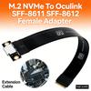 M.2 NVMe To Oculink SFF-8611 SFF-8612 Female Socket Cable Extension Cable for Stable Transmission In Gaming PC