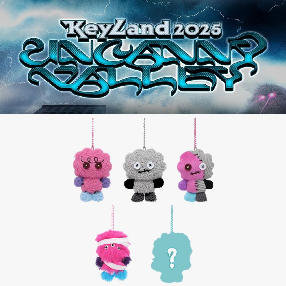 Précommande SHINee 2025 KEY KEYLAND: Poupée aléatoire de 10 cm de la Vallée de l'étrange porte-clés