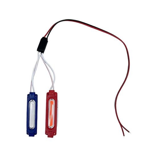 

Storefront LED Lights Outdoor Module Light High-Brightness COB LED Lights with Self-Adhesive Tape Easy Installation Waterproof Window Display Lighting A червоний/синій