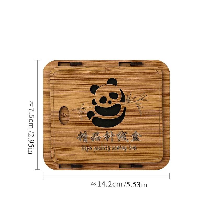 

Набор для шитья Панда с портативной сумкой Иглы Нитки Ножницы Стежки для ручного квилтинга Аксессуары для вышивки своими руками Инструмент для рукоделия