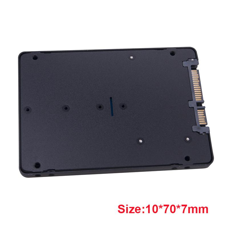MSATA M.2 NGFF B Key 6Pin to SATA 3.0 Protocol for Laptop SSD Converter Hard Disk Box To Serial Port 2.5 inch Adapter Card