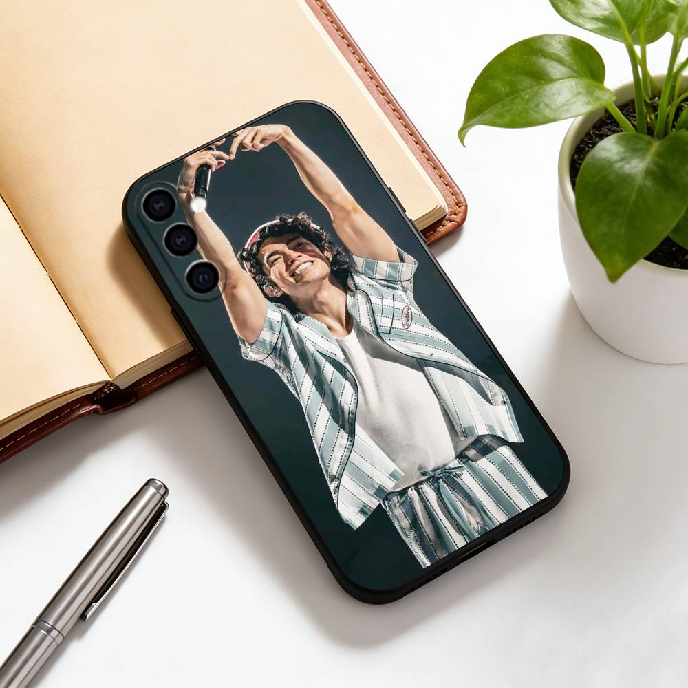 Singer C-Conan G-Gray-S Phone Case For Samsung Galaxy A73,A72,A71,A70,A53,A52,A51,Soft Silicone Black Cover
