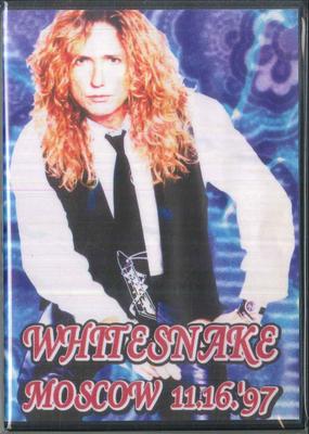 DVD WHITESNAKE  Whitesnake Moscow 11.16.97 18086 NOT  ON LABEL Non Japan Music Video Used