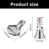 Steel Handheld Lemon Squeezer Manual Rotating Hand Press Juicer Tool Corrosions Resistant Kitchen Gadget Easy to Clean