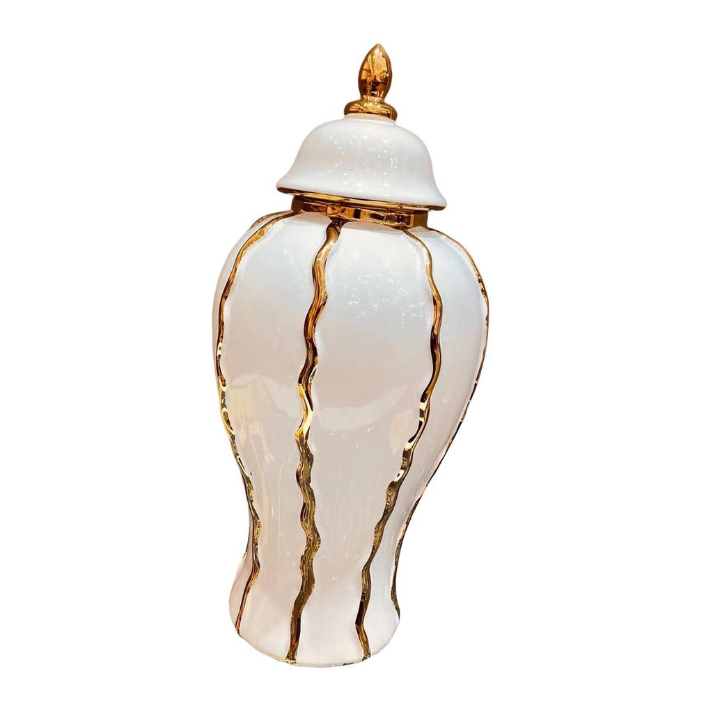 Ceramic Jar with Lid - Elegant Home Storage Solution